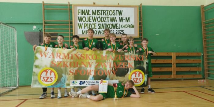 NASI SIATKARZE MISTRZAMI  WOJEWÓDZTWA  WARMIŃSKO- MAZURSKIEGO !!!