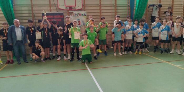 Jesteśmy MISTRZAMI Województwa Warmińsko – Mazurskiego w piłce siatkowej “4” chłopców